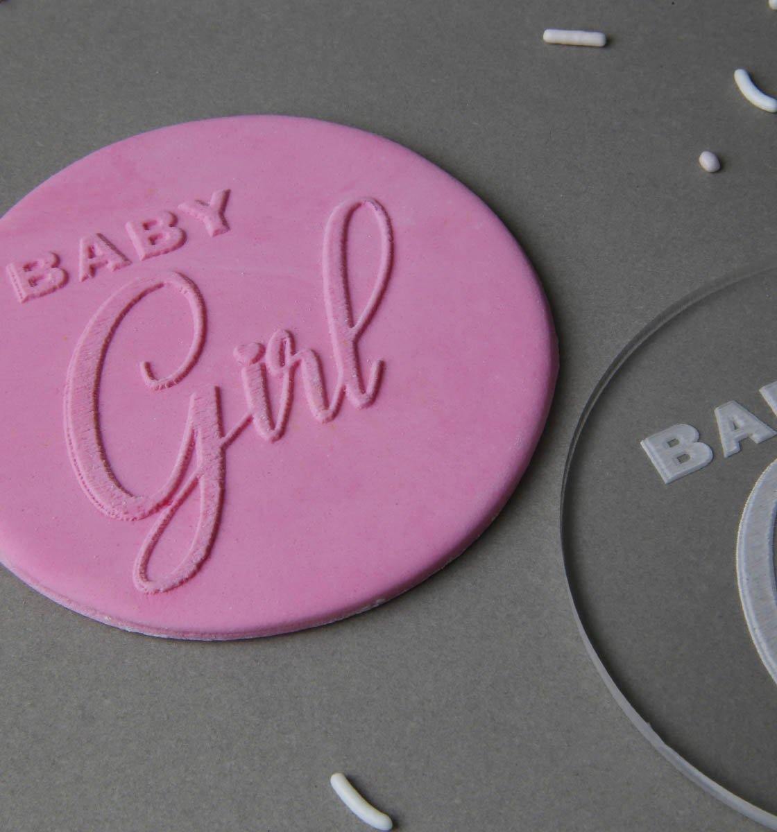 Baby Girl Embosser stamp - Inspired Baking 