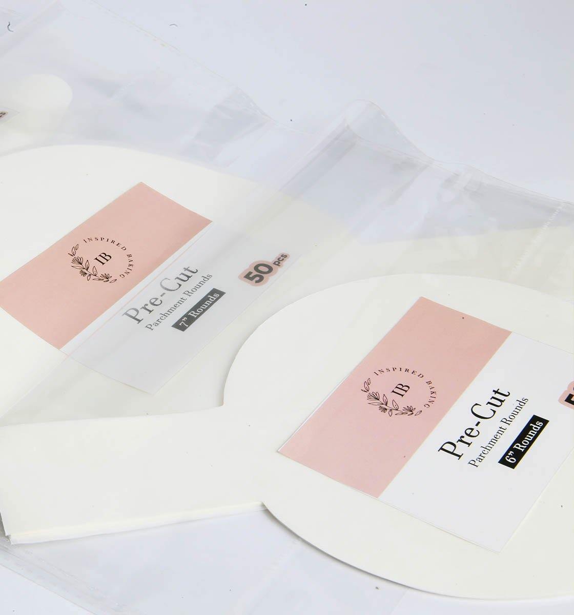 Pre-cut Butter Paper inches round with handles – Inspired Baking