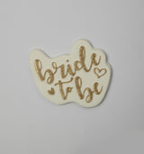 Bride to be - embosser and cutter set - Inspired Baking 