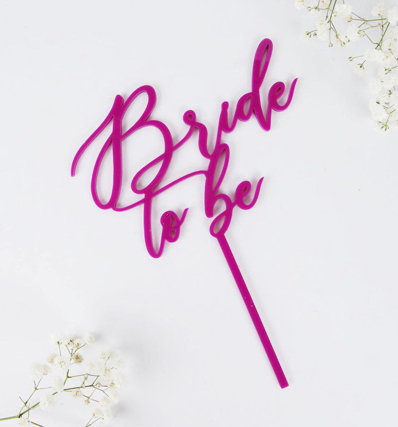 Bride to be - cake topper - Inspired Baking 
