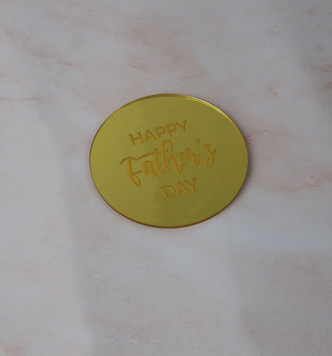 Happy Fathers Day - Cake Charm - Inspired Baking 