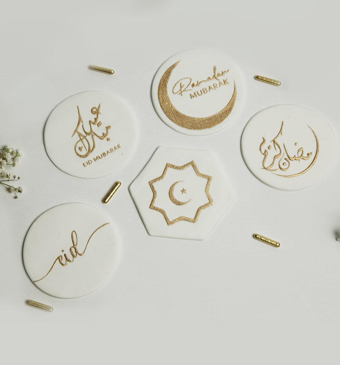 Ramadan & Eid embossers - set of 5 - Inspired Baking 