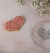 Floral Heart Embosser - Inspired Baking 
