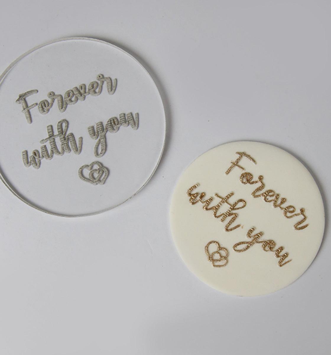 Forever With You - Embosser Stamp - Inspired Baking Pakistan