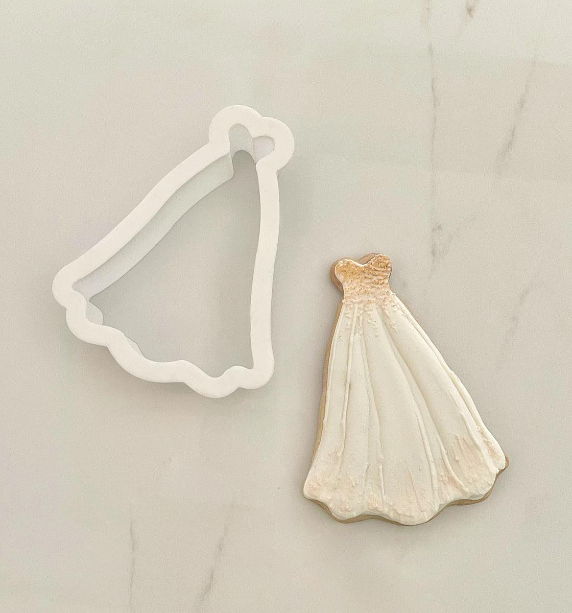 Long Wedding Gown - Cookie Cutter - Inspired Baking Pakistan