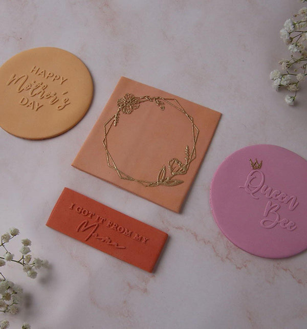 Mother's Day Embossers - set of four - Inspired Baking 