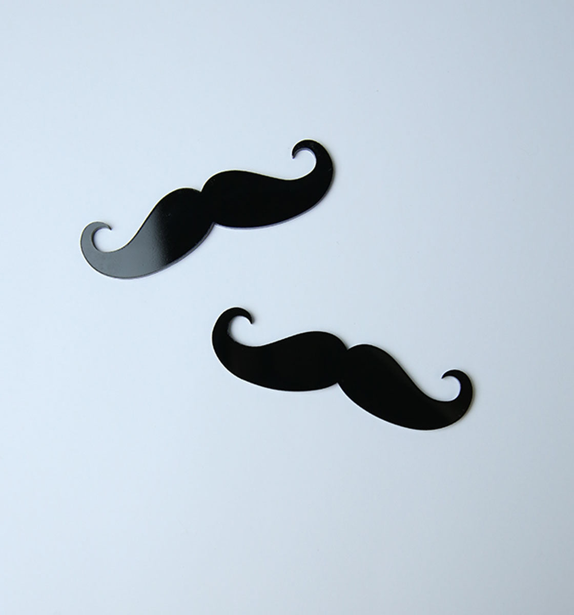 Mustache - Charm - set of 2