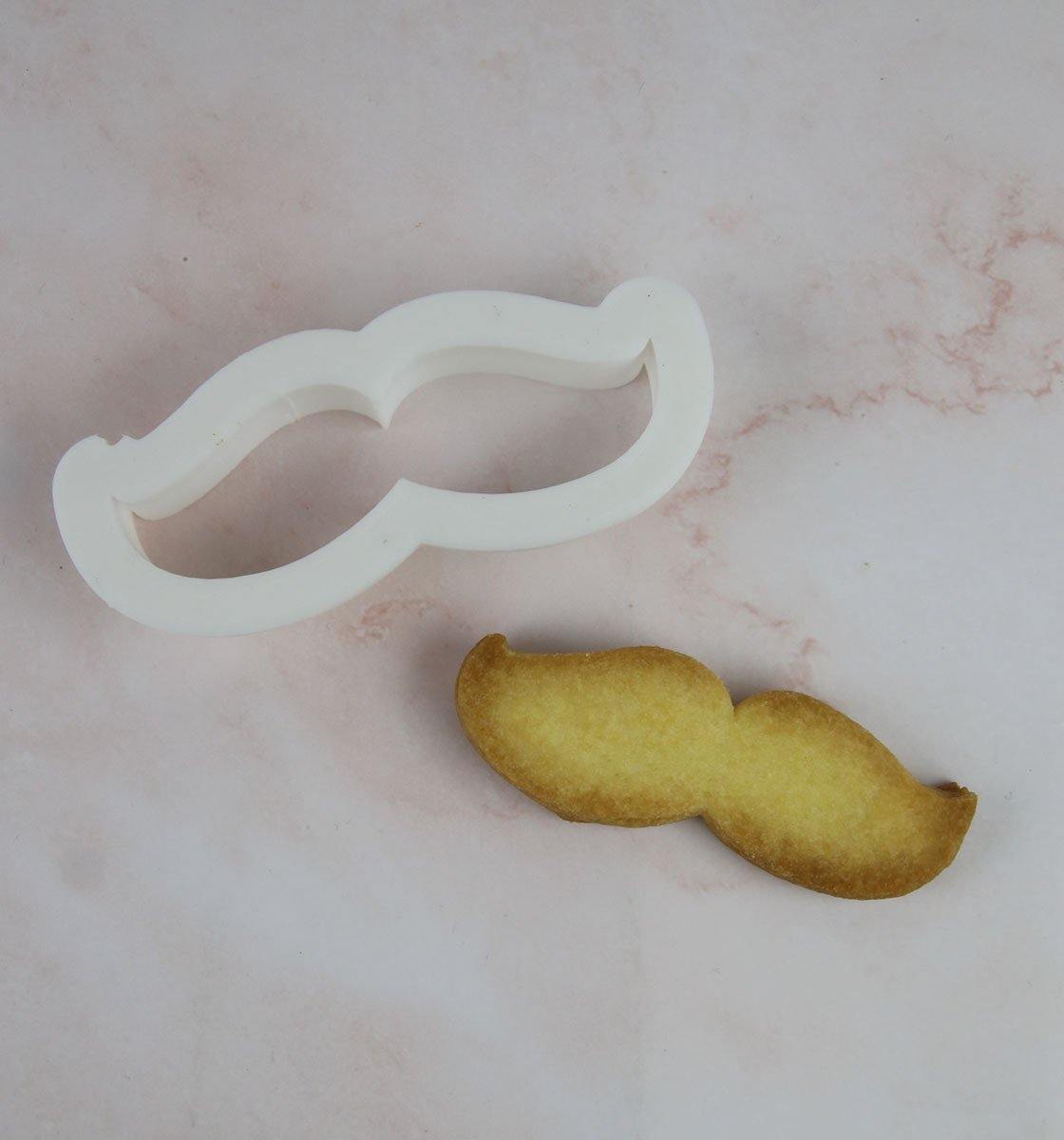 Mustache - Cookie Cutter - Inspired Baking 