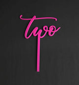 Customize your topper | One Word Topper - Inspired Baking 