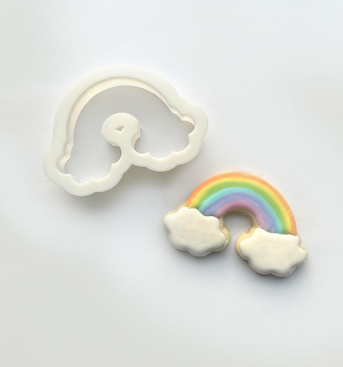Rainbow & Cloud - Cookie Cutter - Inspired Baking Pakistan
