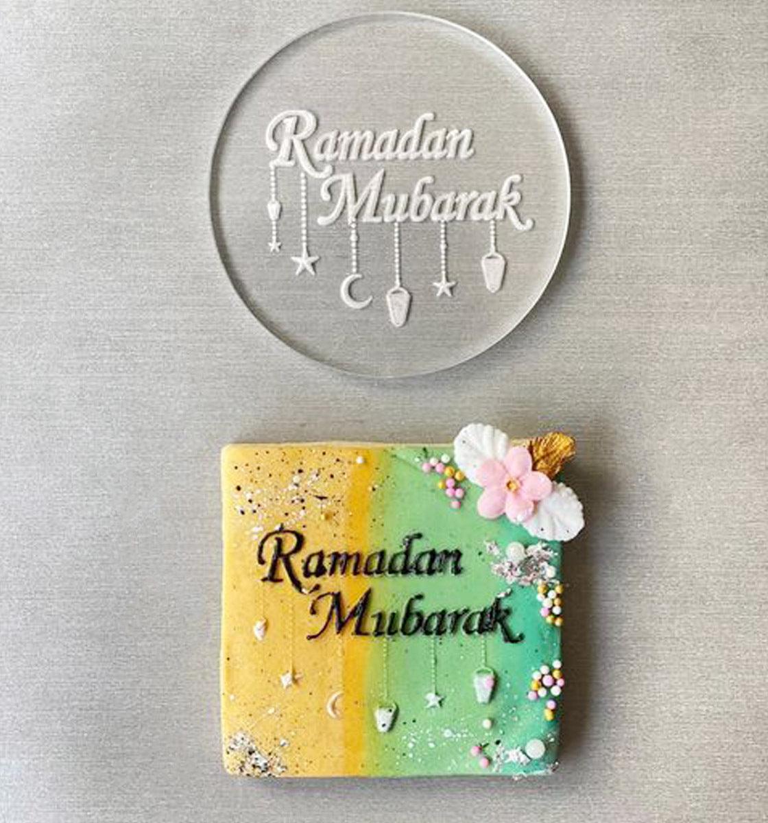 Ramadan Mubarak - cake embosser - Inspired Baking Pakistan
