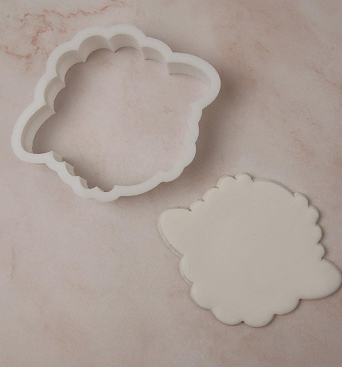 Sheep Face - Cookie Cutter - Inspired Baking 