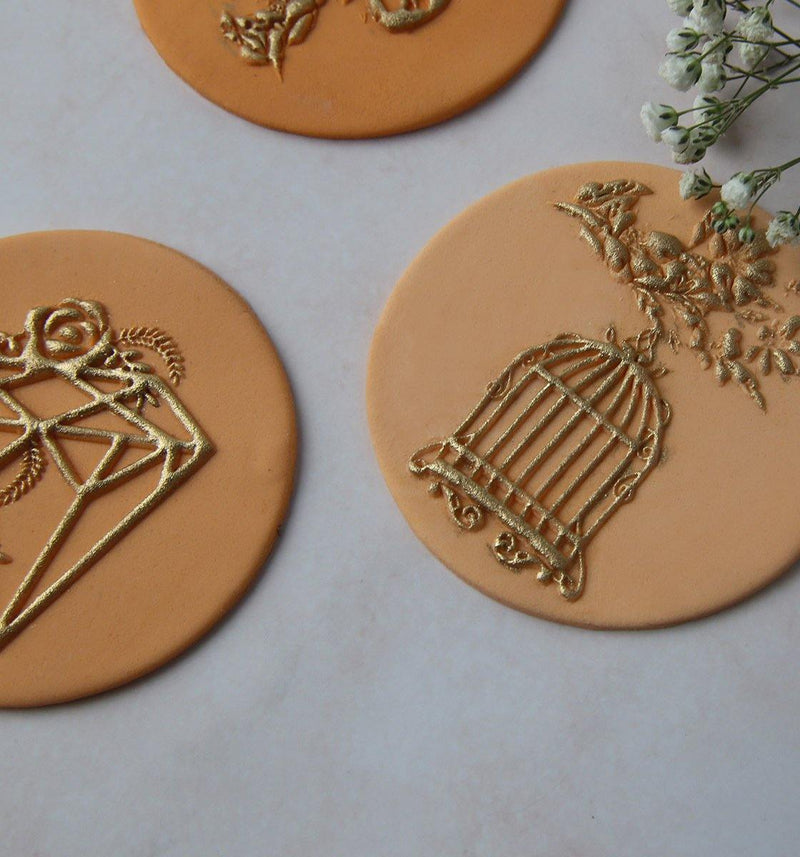 Wonderland Theme  - set of three embossers - Inspired Baking 