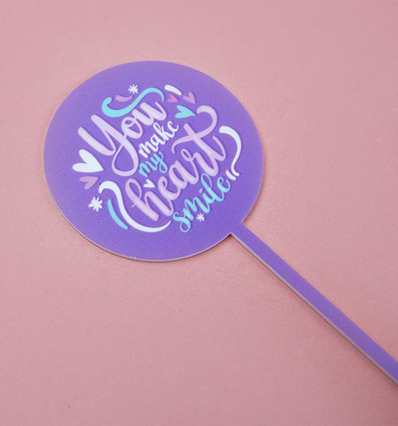 You Make My Heart Smile - Topper - Inspired Baking Pakistan